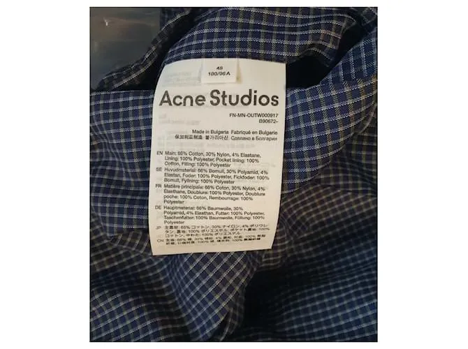 Acne Blazers Chaquetas Azul 