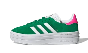 Adidas Gazelle Bold Green Lucid Pink