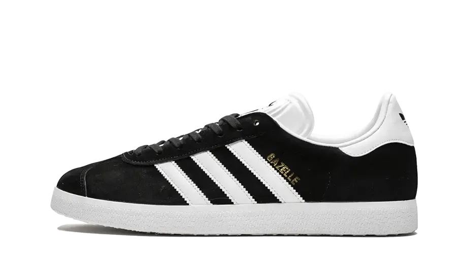 Adidas Gazelle Core Black Cloud White Gold