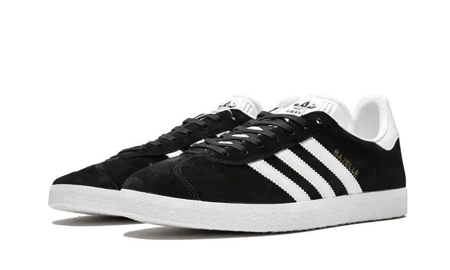 Adidas Gazelle Core Black Cloud White Gold