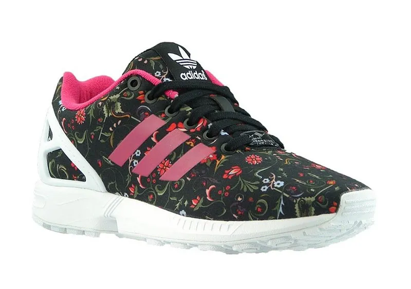 Adidas Originals Mujer ZX Flux "Flower" (negro/rosa)