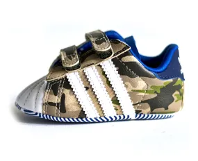 Adidas Originals Superstar 2 CRIB (camuflaje/azul/blanco)