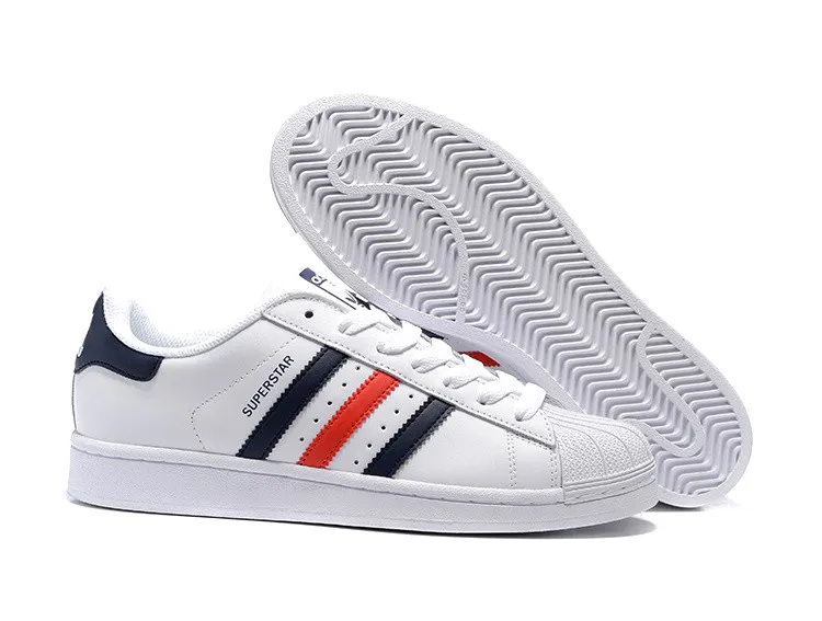 Adidas Originals Superstar Foundation (blanco/marino/rojo)