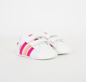 Adidas Superstar Crib (blanco/rosa/dorado)