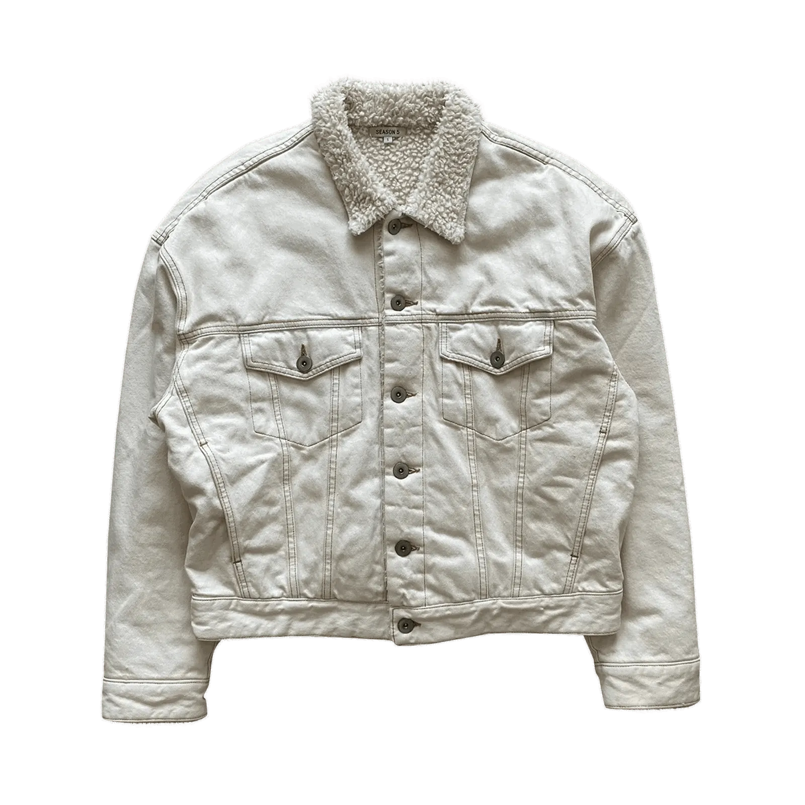 adidas Yeezy Yeezy Season 5 Sherpa Denim Work Jacket