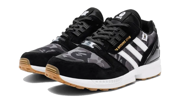 Adidas ZX 8000 Bape Undefeated Black