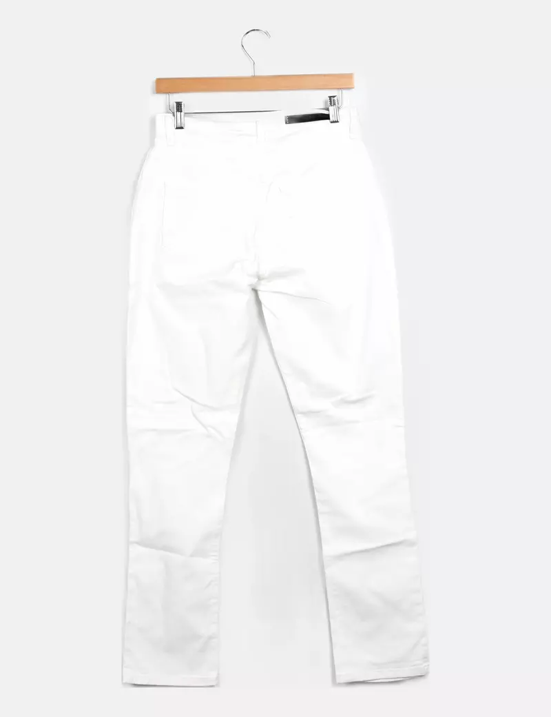 Adolfo Dominguez Jeans blanco slim fit