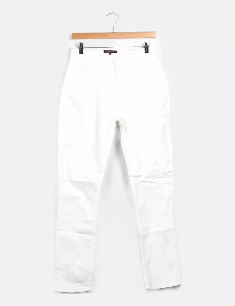 Adolfo Dominguez Jeans blanco slim fit