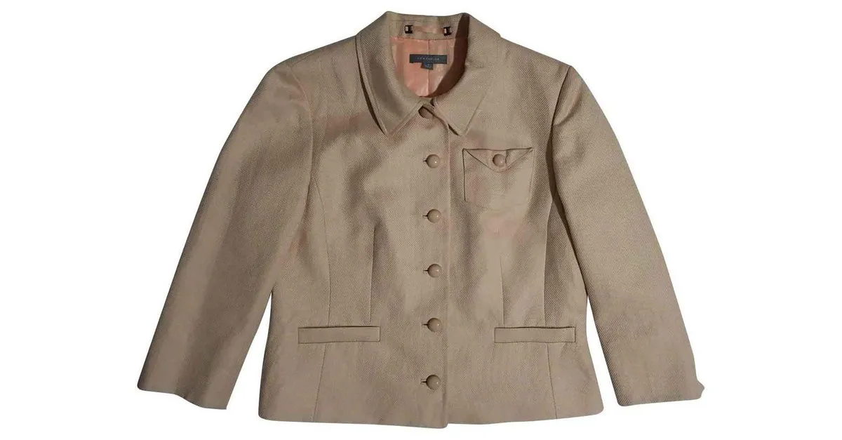 Ann Taylor Chaquetas Beige 