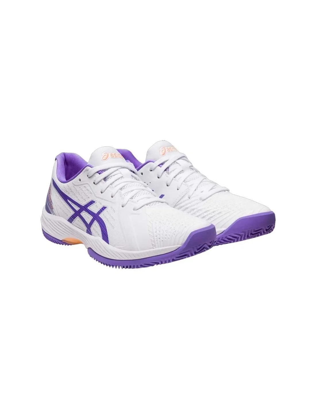 Asics Solution Swift Ff Blanco Morado Mujer