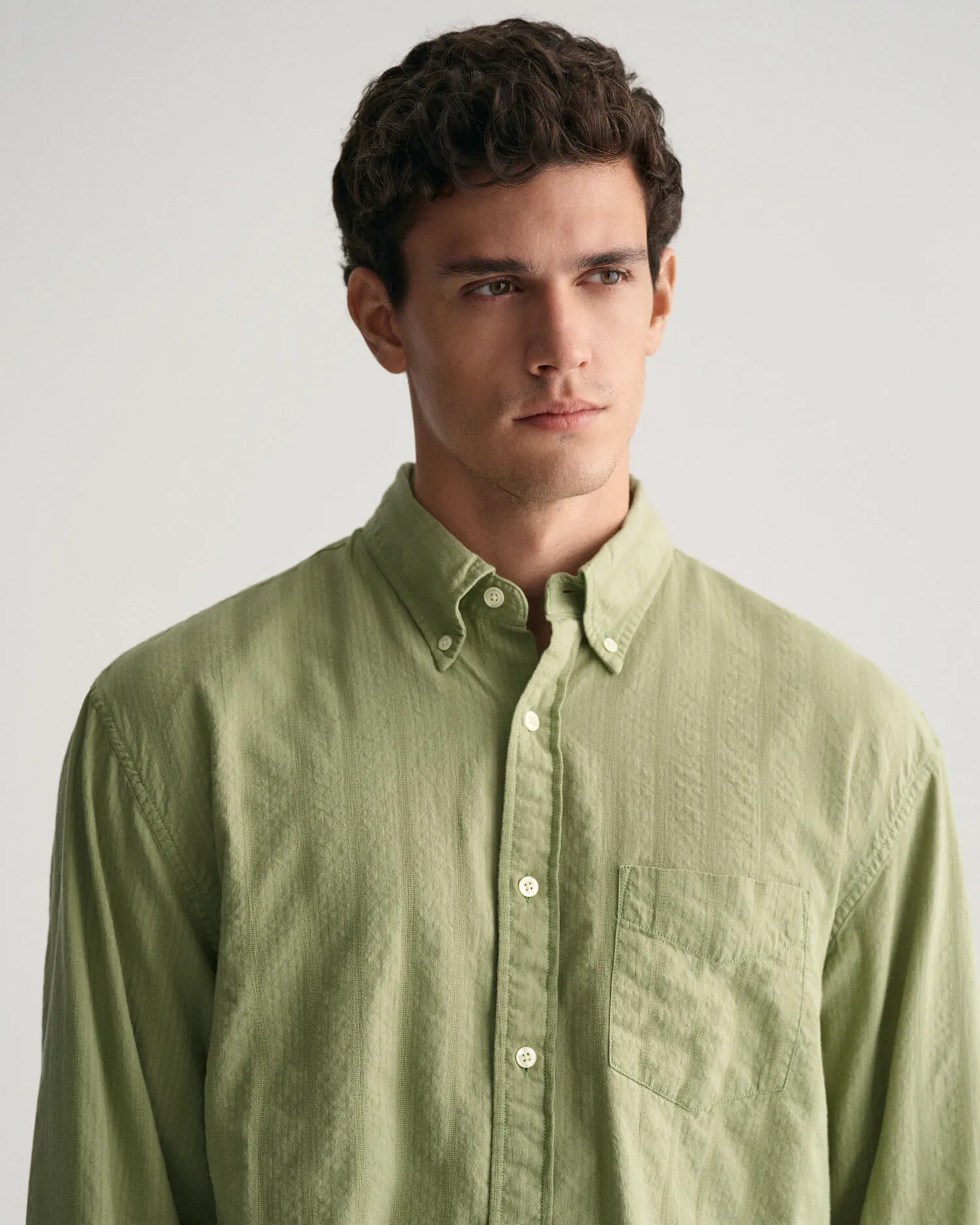 Camisa Relaxed Fit Dobby Stripe