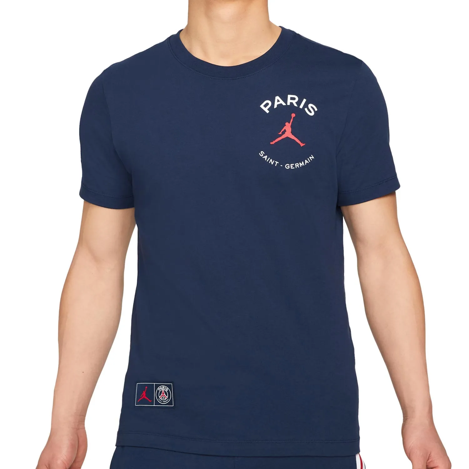 Camiseta algodón Nike PSG x Jordan Logo