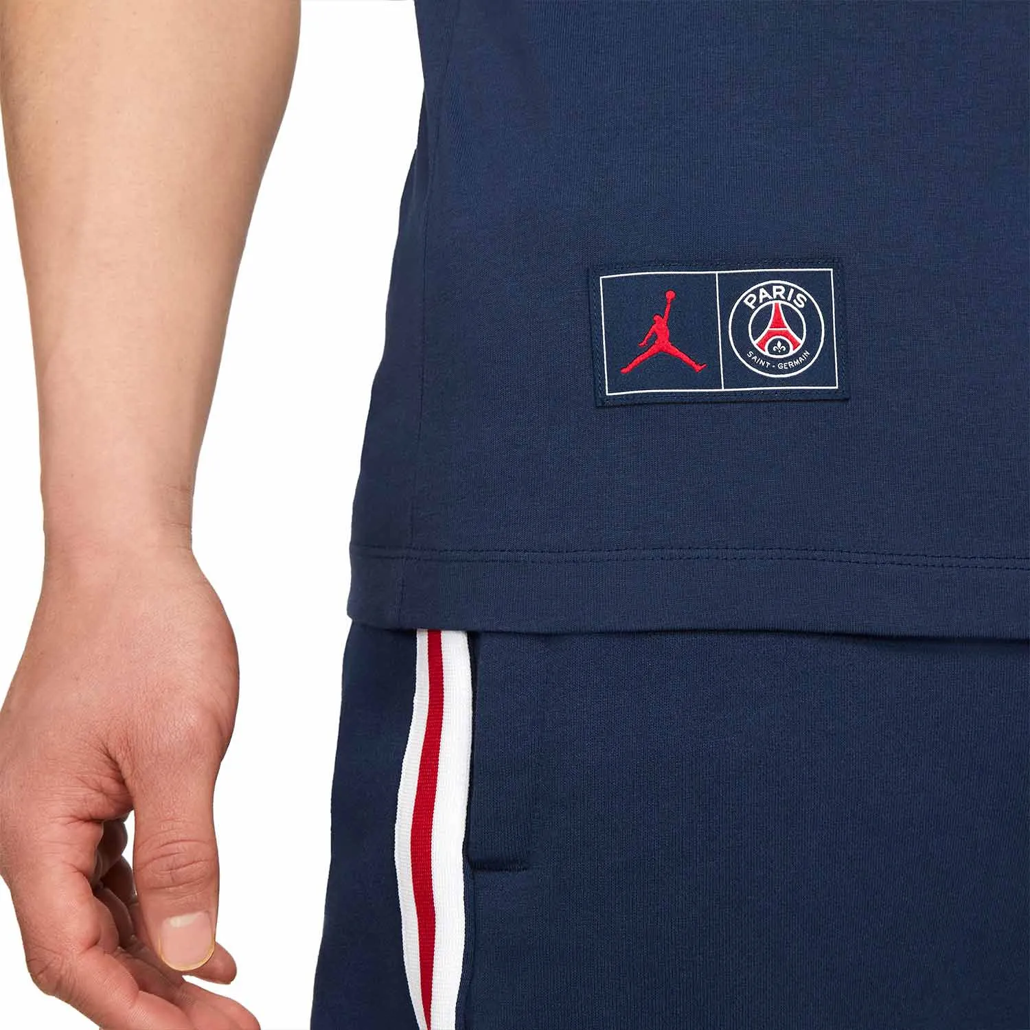 Camiseta algodón Nike PSG x Jordan Logo