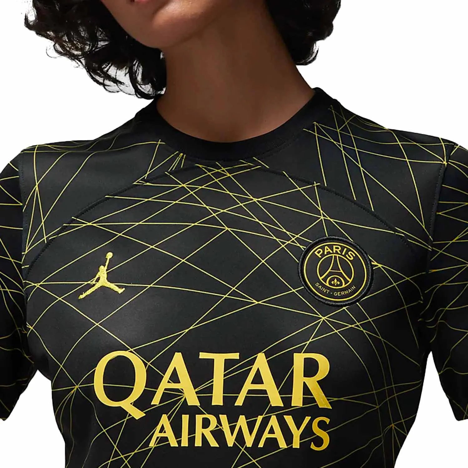 Camiseta Nike 4a PSG x Jordan mujer 2023 Dri-Fit Stadium