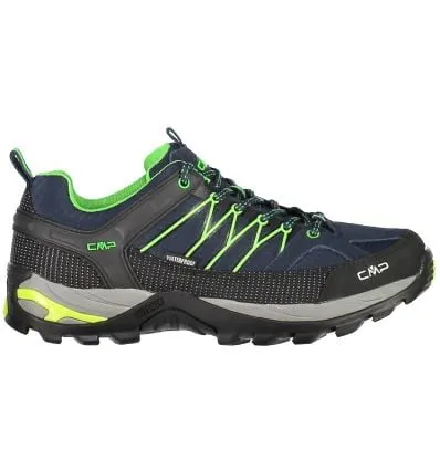 CMP RIGEL ZAPATOS DE TREKKING BAJO WP (B.blue Gecko)