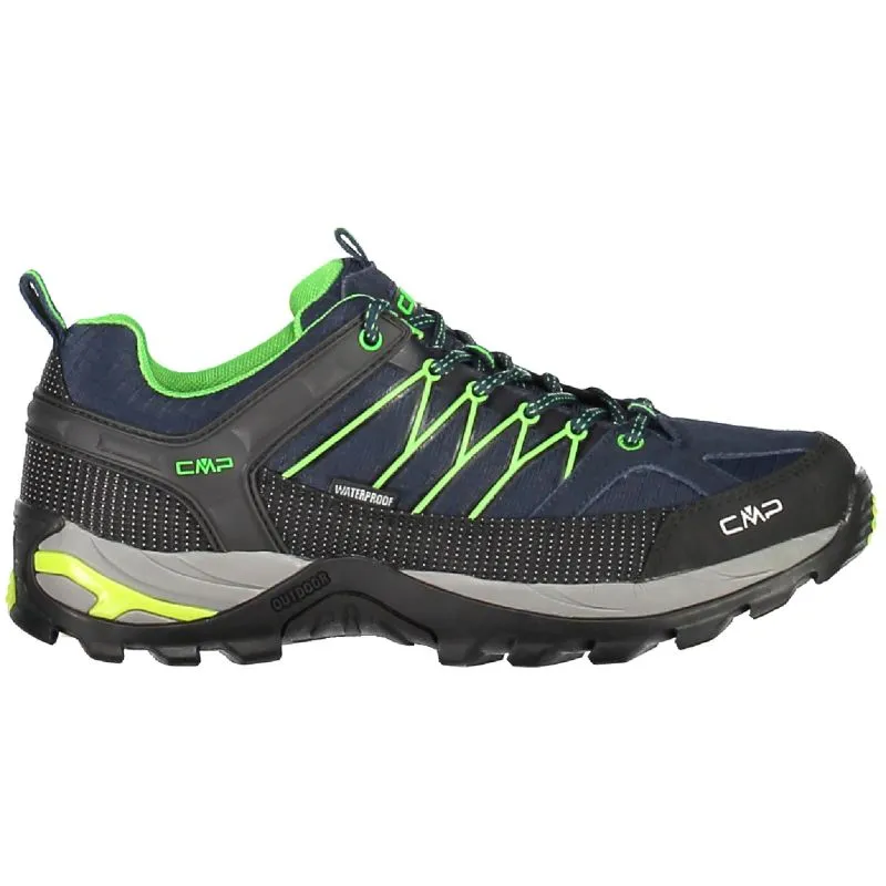 CMP RIGEL ZAPATOS DE TREKKING BAJO WP (B.blue Gecko)