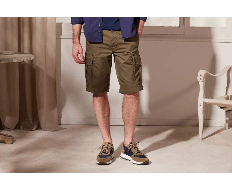 Dark Olive Cargo Shorts - CORBEN II