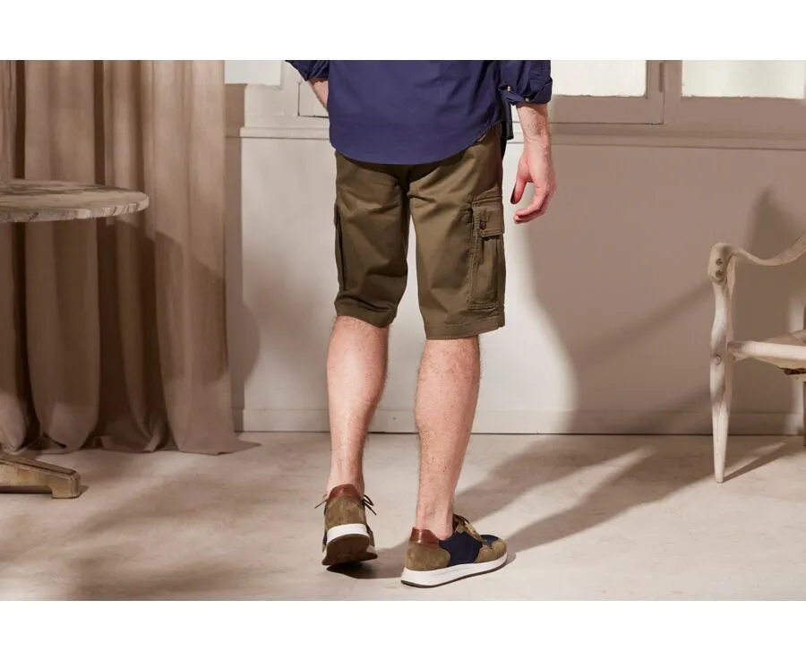 Dark Olive Cargo Shorts - CORBEN II