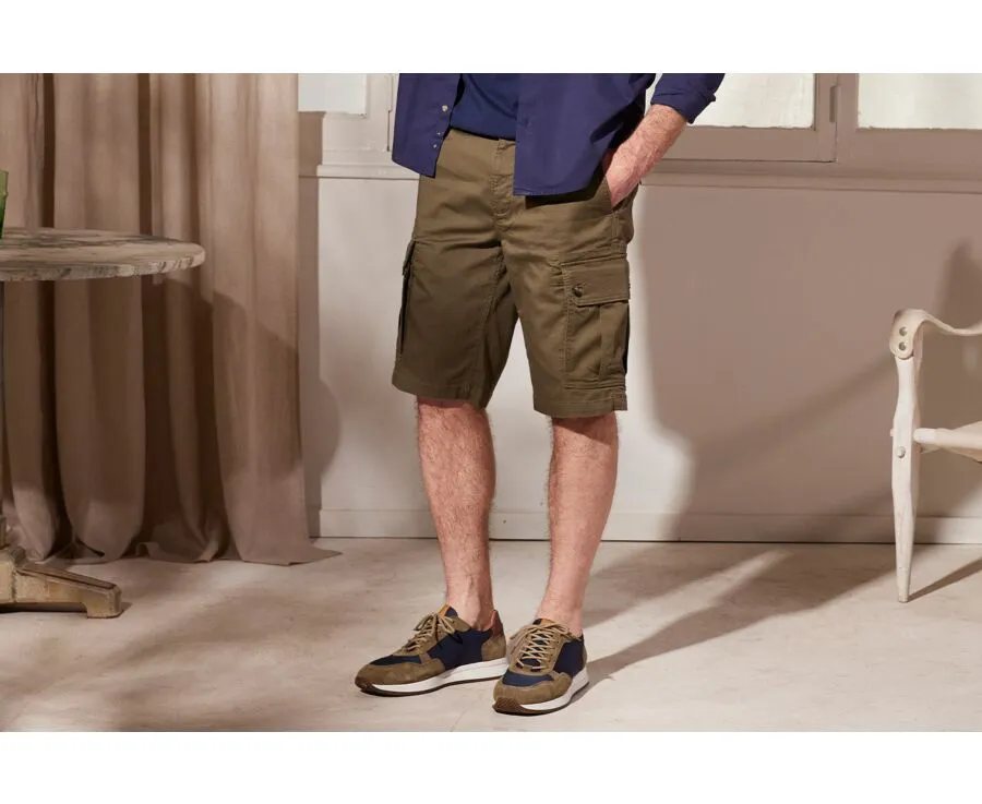 Dark Olive Cargo Shorts - CORBEN II