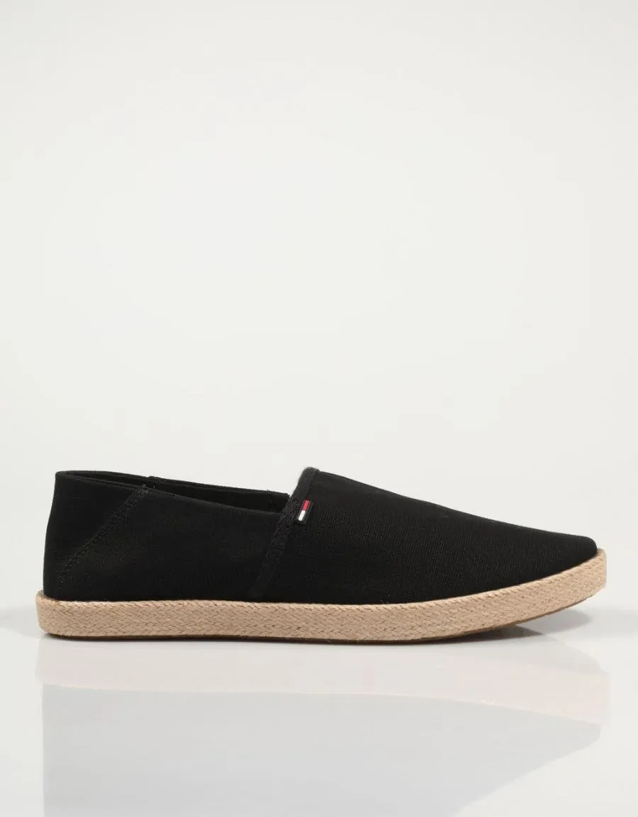  espadrilles TOMMY HILFIGER Tommy Jeans Essential Espadrille en Black 78564