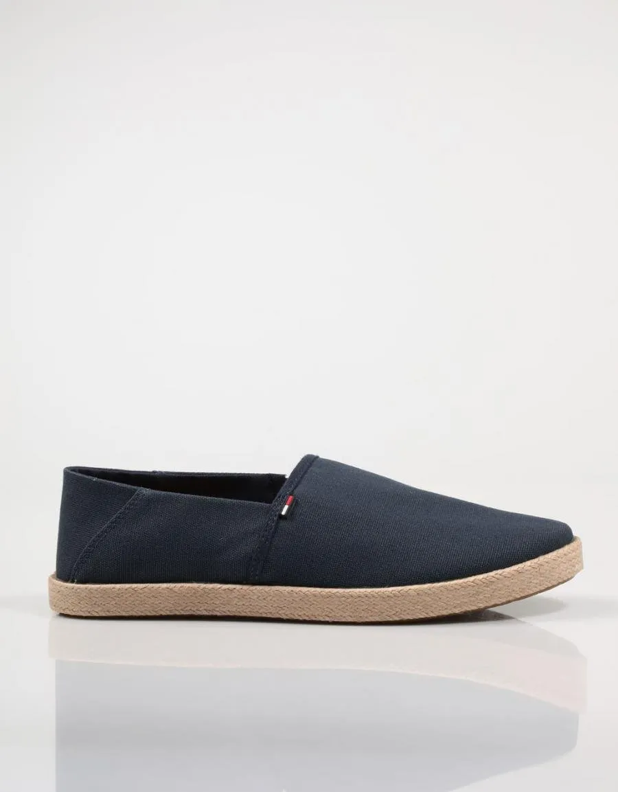  espadrilles TOMMY HILFIGER Tommy Jeans Essential Espadrille en Bleu marine 78562