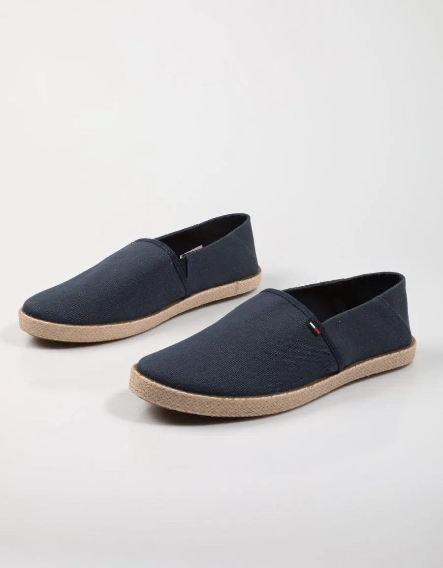  espadrilles TOMMY HILFIGER Tommy Jeans Essential Espadrille en Bleu marine 78562