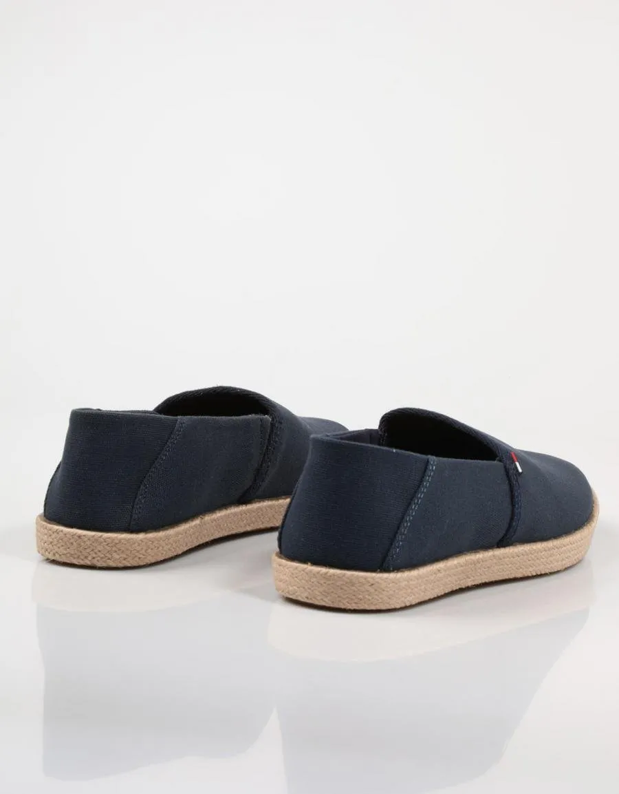  espadrilles TOMMY HILFIGER Tommy Jeans Essential Espadrille en Bleu marine 78562