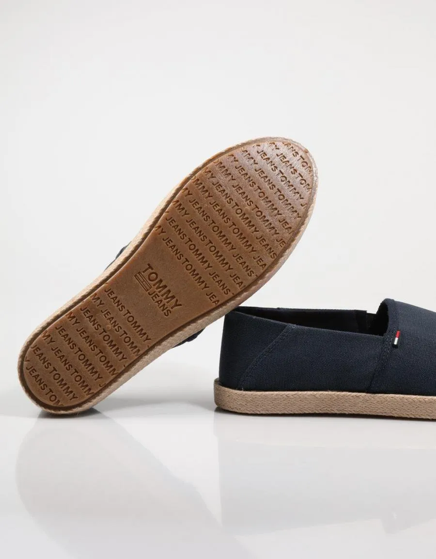  espadrilles TOMMY HILFIGER Tommy Jeans Essential Espadrille en Bleu marine 78562