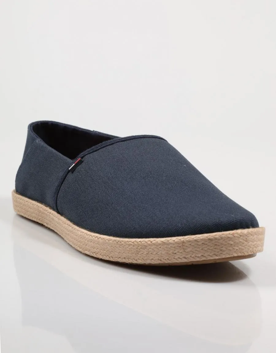  espadrilles TOMMY HILFIGER Tommy Jeans Essential Espadrille en Bleu marine 78562