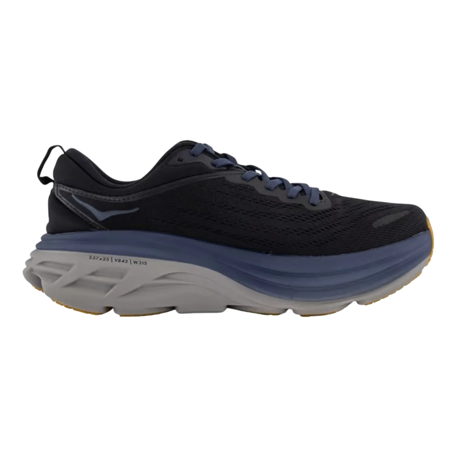 Hoka One Bondi 8 Black/Iron Ore 1123202-BCKRN