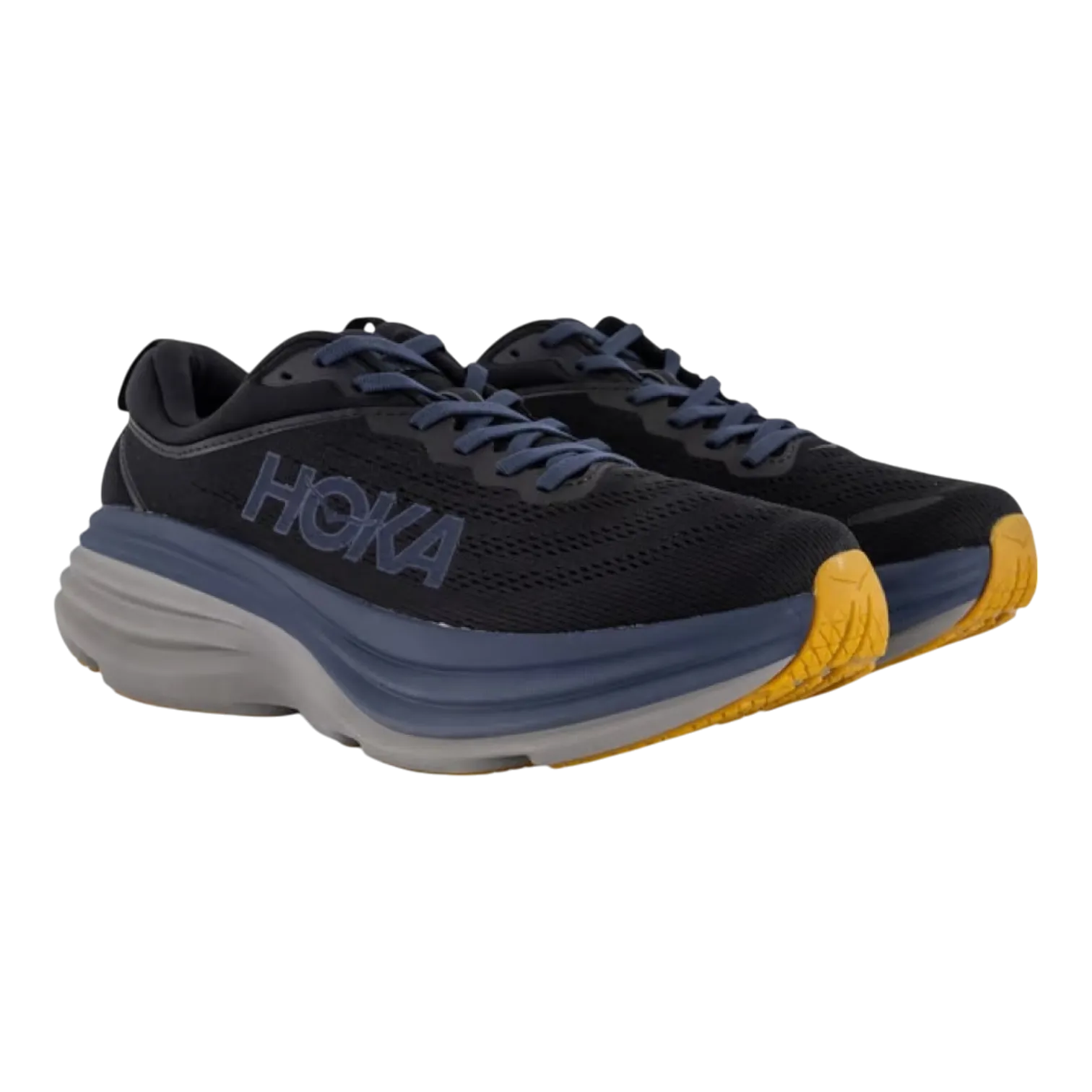 Hoka One Bondi 8 Black/Iron Ore 1123202-BCKRN