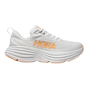 Hoka One Bondi 8 White/Cantaloupe for Women 1127952-WLP