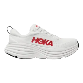 Hoka one Bondi 8 White/Vermillion 1123202-WVR