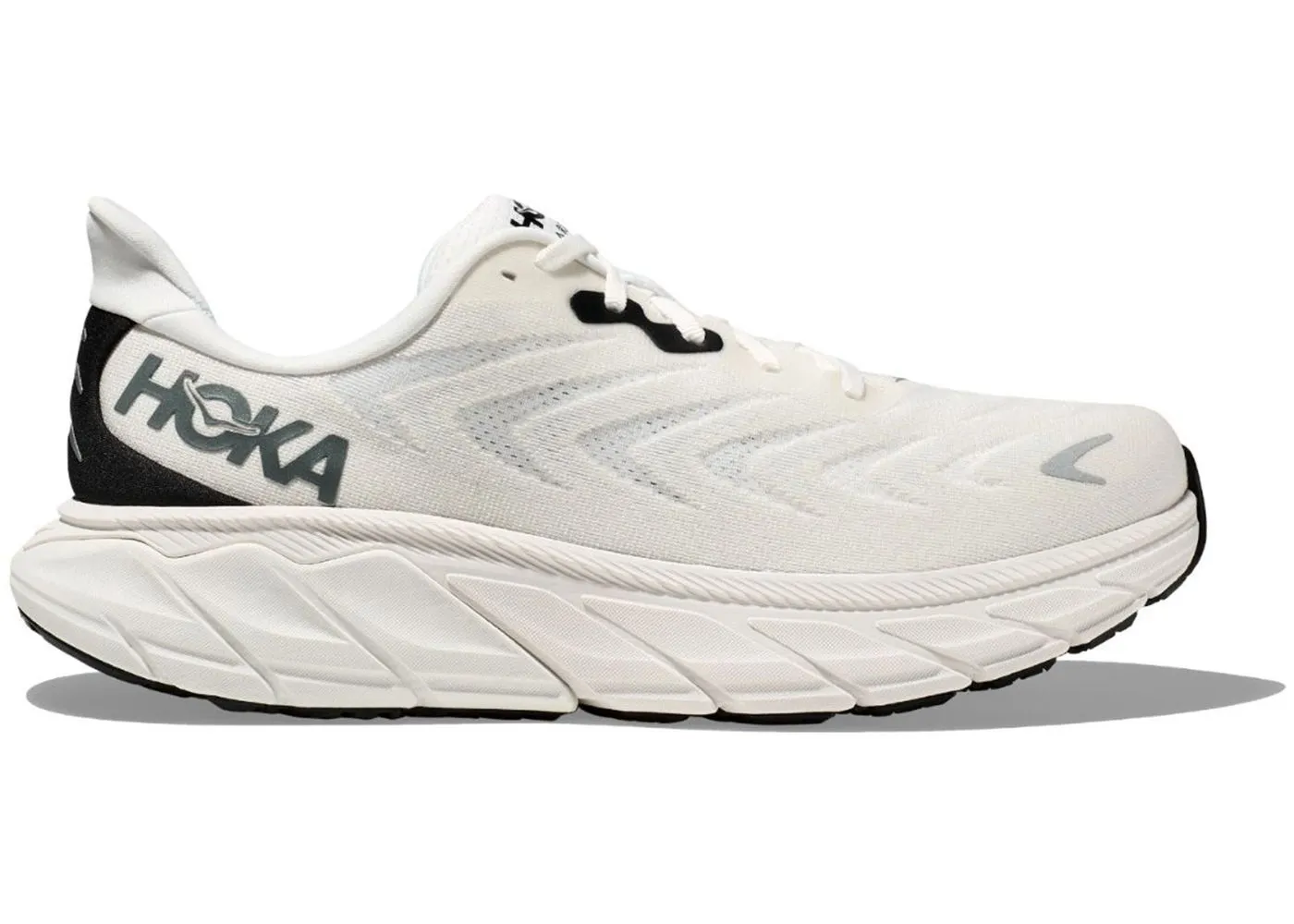 Hoka One One Arahi 6 Blanc De Blanc Steel