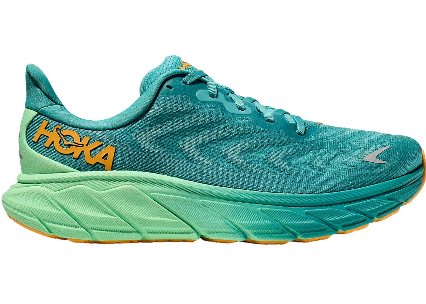 Hoka One One Arahi 6 "Ocean Mist Lime Glow"