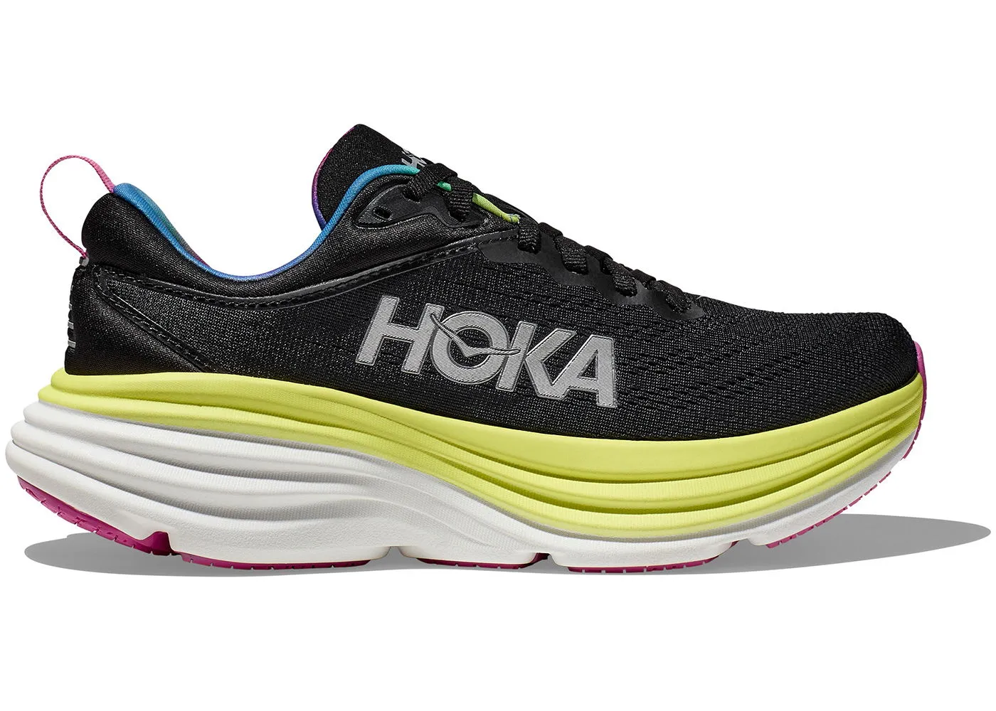 Hoka One One Bondi 8 Black Citrus