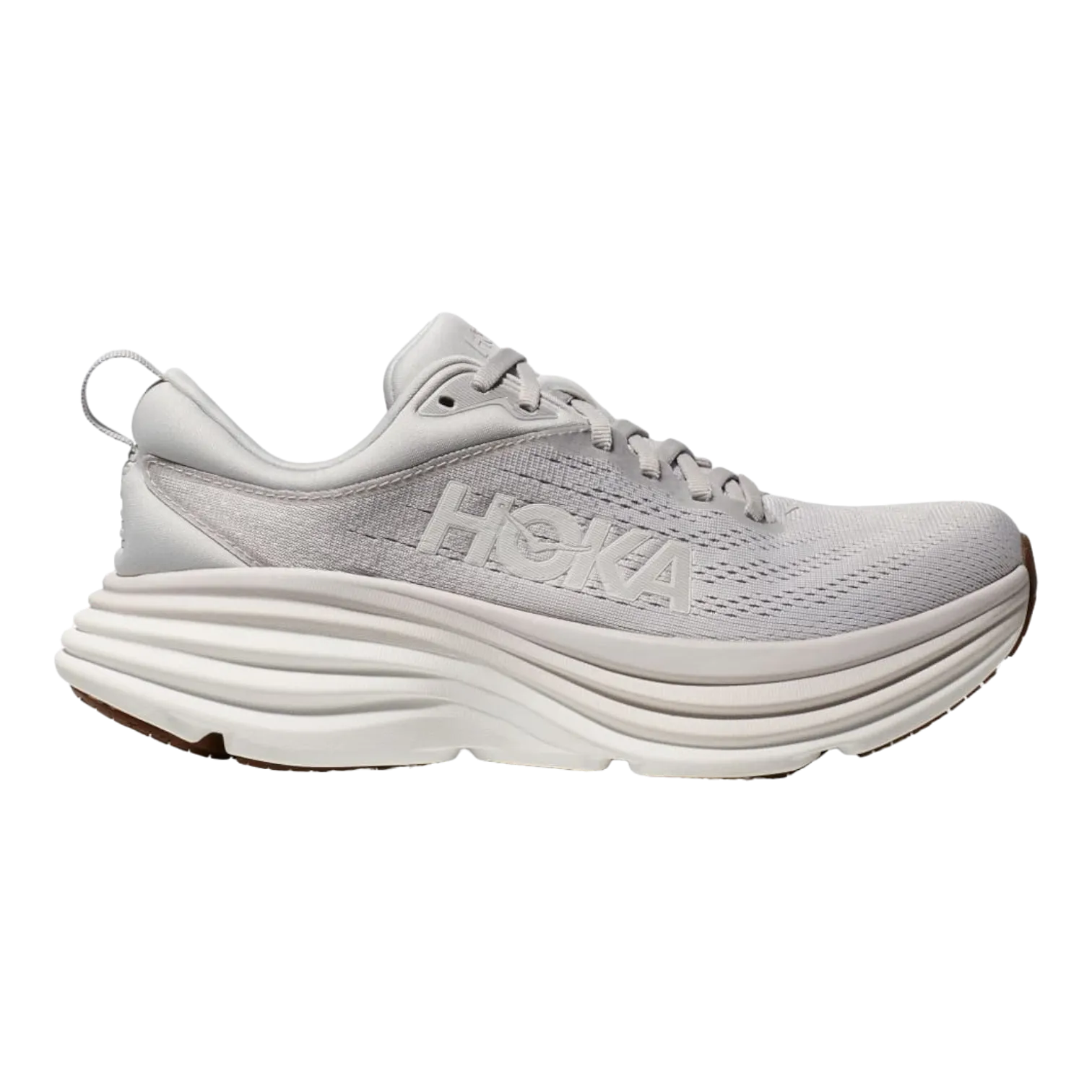 Hoka One One Bondi 8 Lunar-Rock/Nimbus for Women 1127952-LRNC