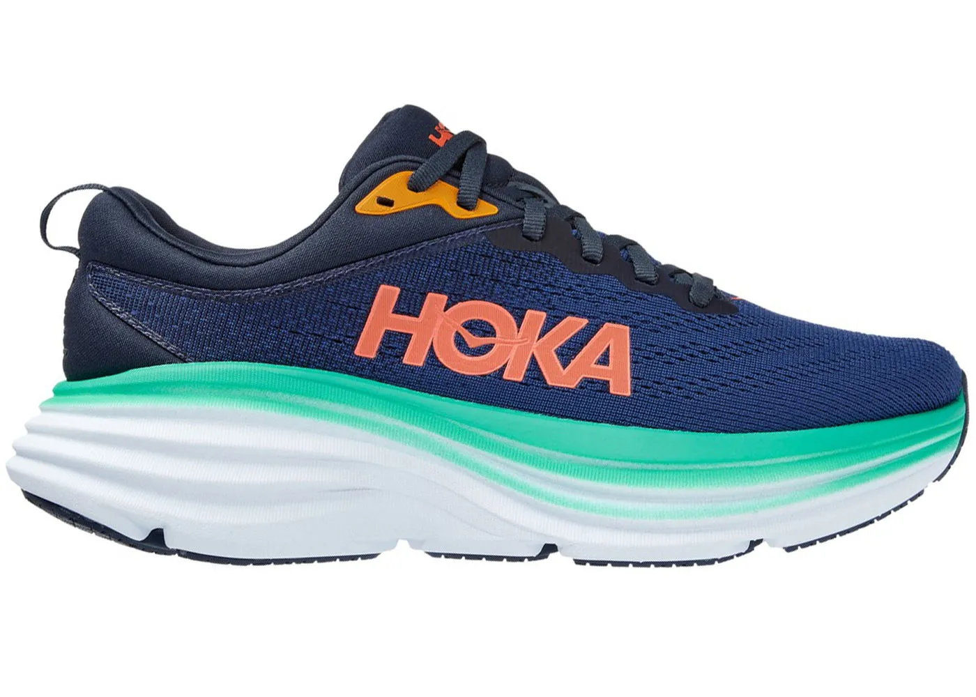 Hoka One One Bondi 8 Outer Space Bellwether Blue