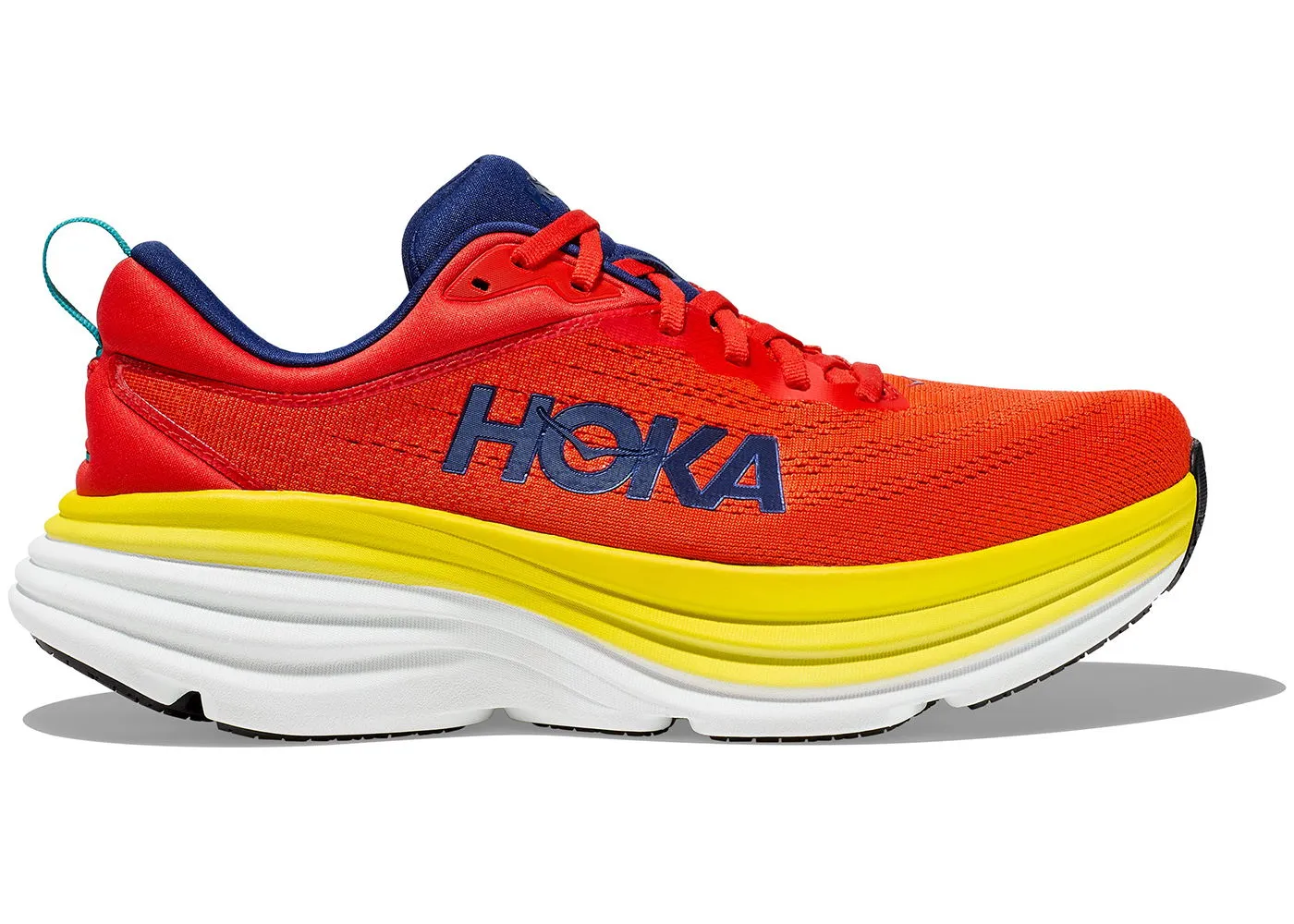 Hoka One One Bondi 8 "Red Alert Flame"