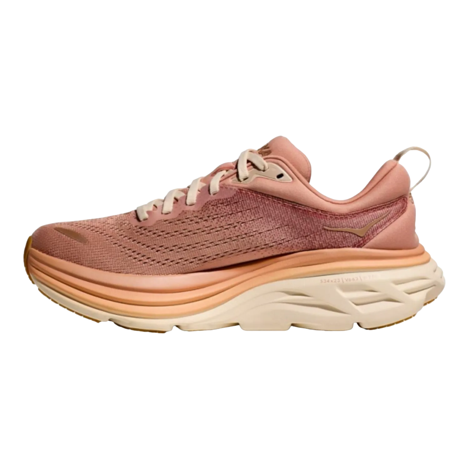 Hoka One One Bondi 8 Sand-Stone/Cream for Women 1127952-SNC