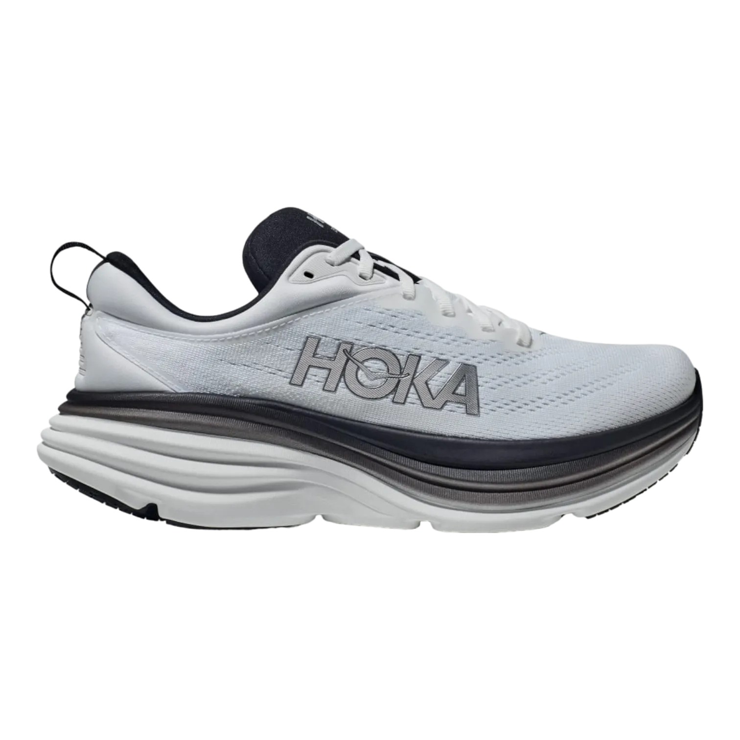 Hoka One One Bondi 8 White/Black 1123202-WBLC