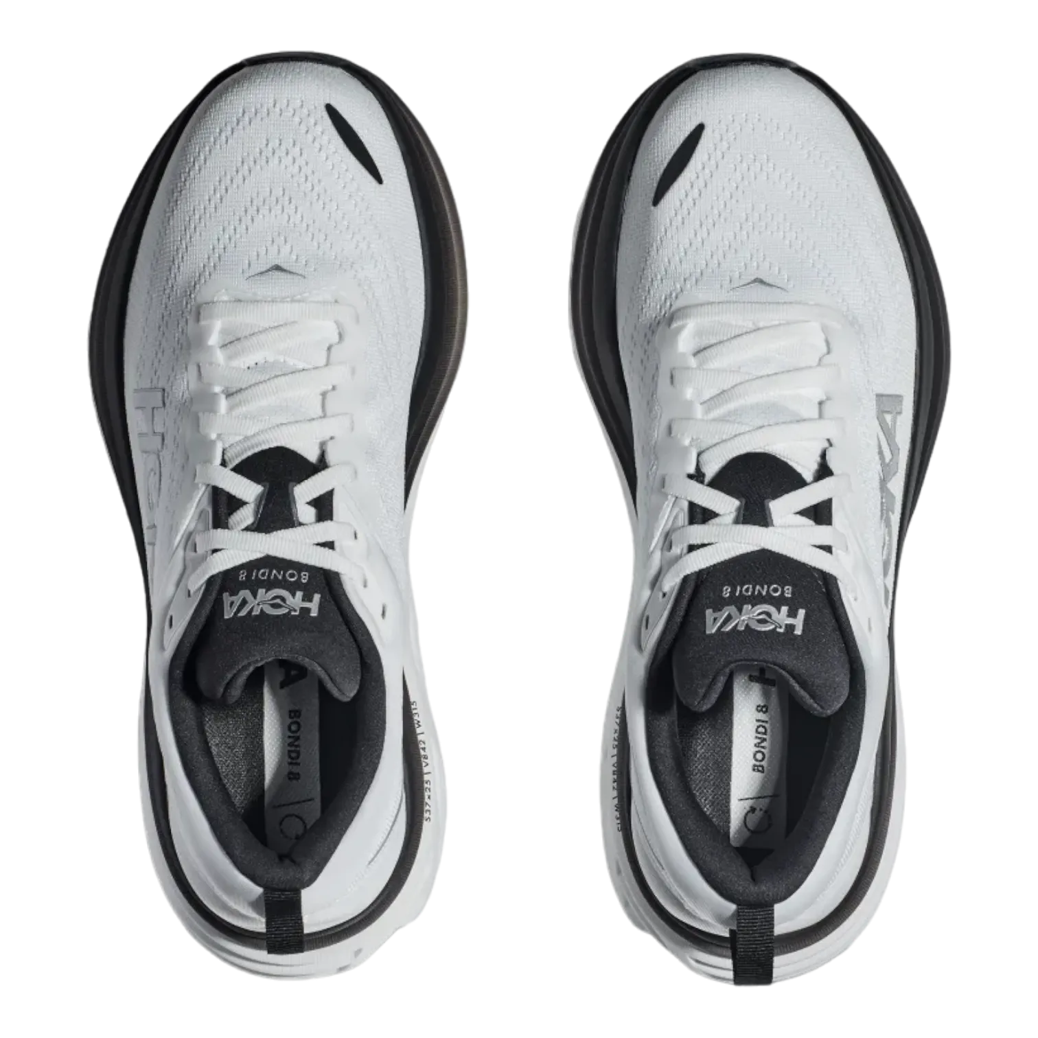 Hoka One One Bondi 8 White/Black 1123202-WBLC