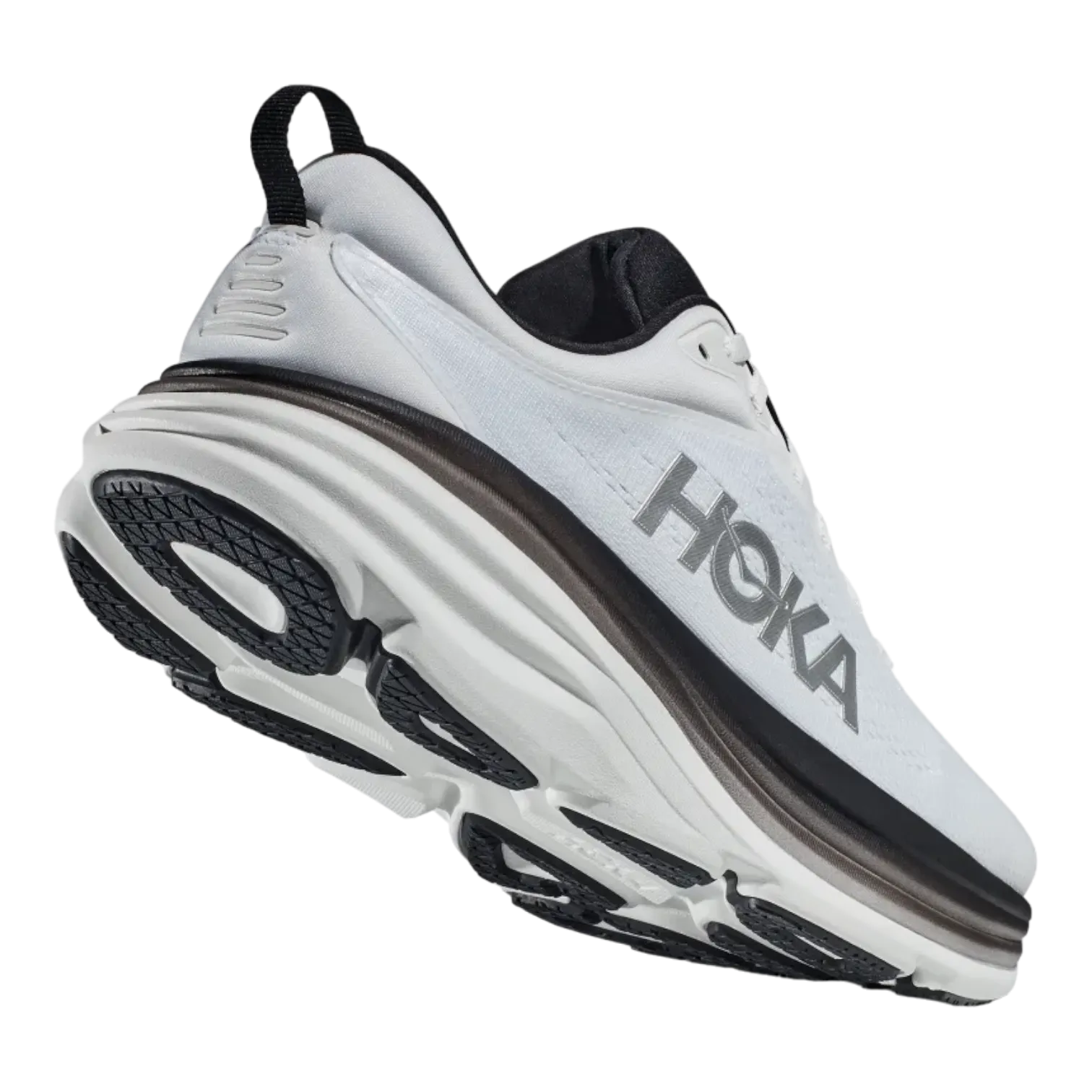 Hoka One One Bondi 8 White/Black 1123202-WBLC