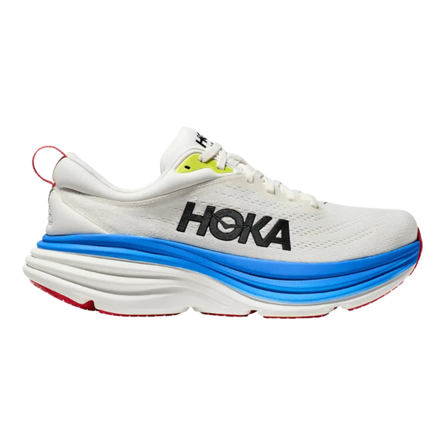 Hoka One One Bondi 8 White/Blue 1123202-BVR