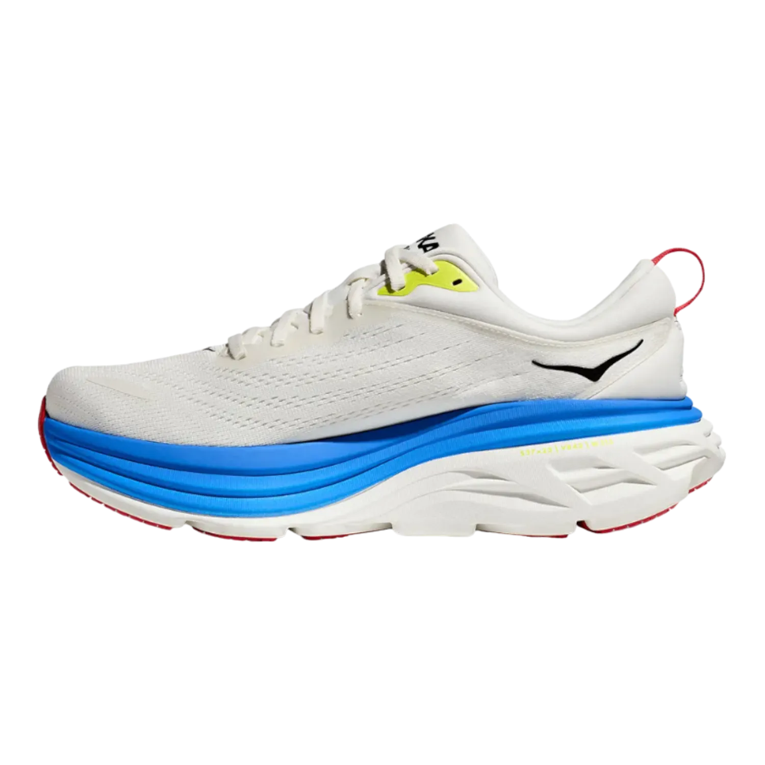 Hoka One One Bondi 8 White/Blue 1123202-BVR