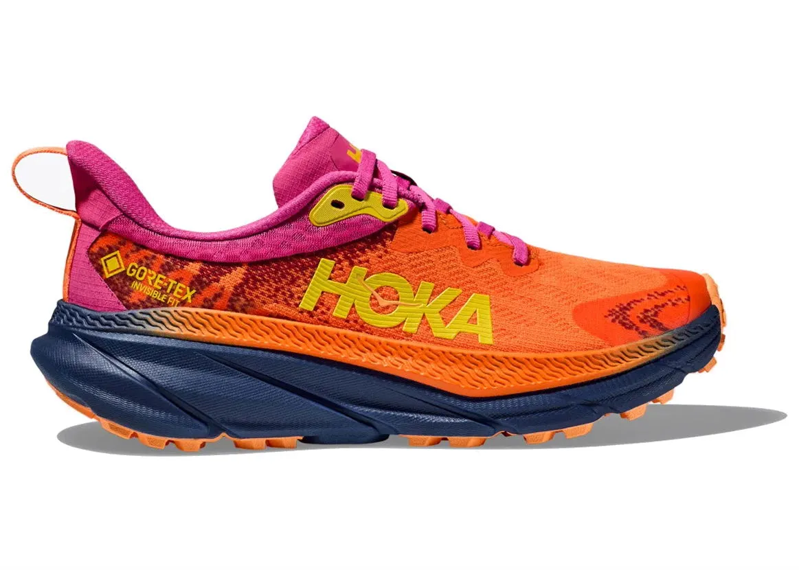 Hoka One One Challenger ATR 7 GTX Vibrant Orange Pink Yarrow