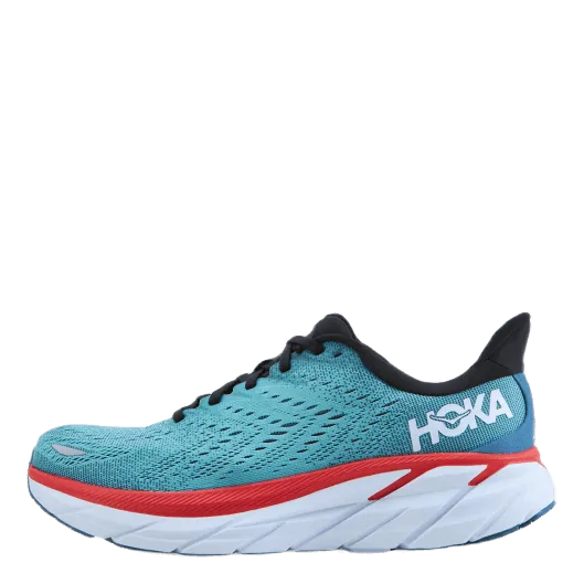 Hoka One One M Clifton 8 Wide Real Teal / Aquarelle