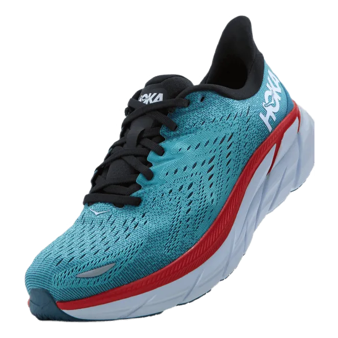 Hoka One One M Clifton 8 Wide Real Teal / Aquarelle