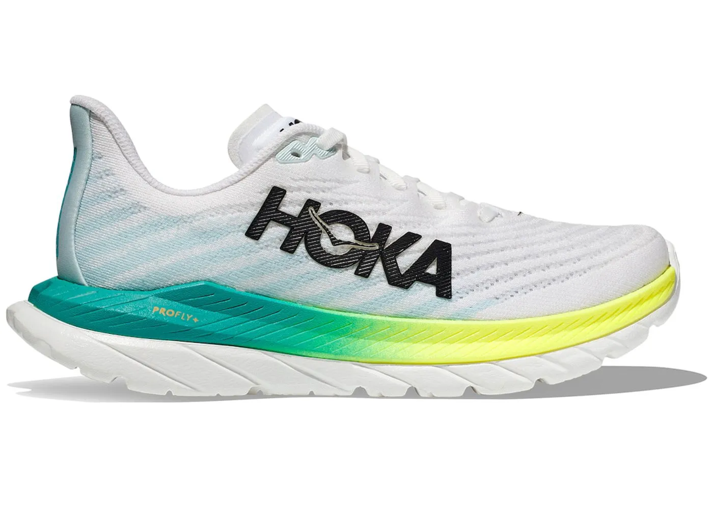 Hoka One One Mach 5 White Blue Glass