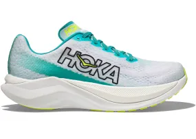 Hoka One One Mach X White Blue Glass (Women's)